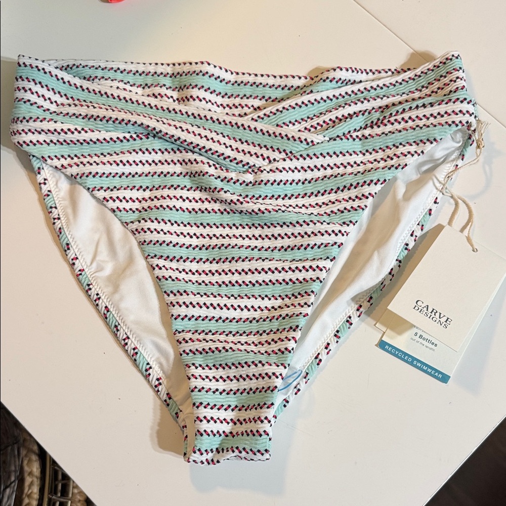 NWT Carve Designs MAE Nazare Texture Bikini Bottom Small